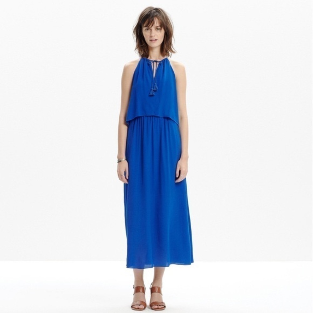 Madewell Flutter back Overlay Maxi Dress - Picture 2 of 6